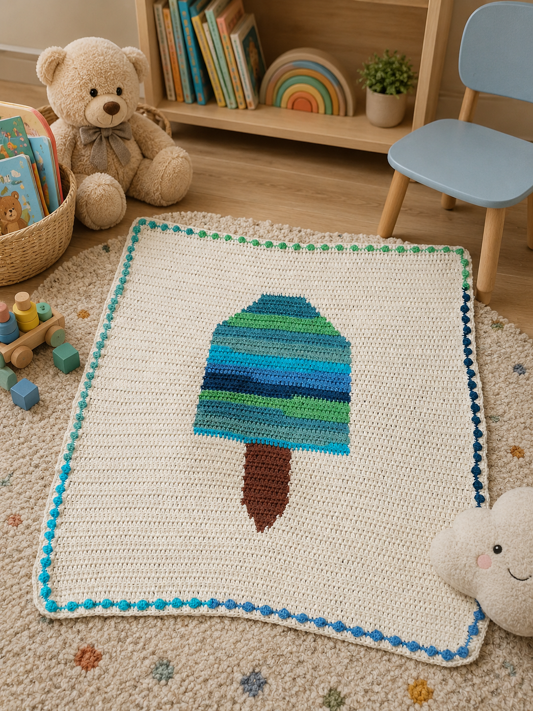 Toddler Popsicle Blanket