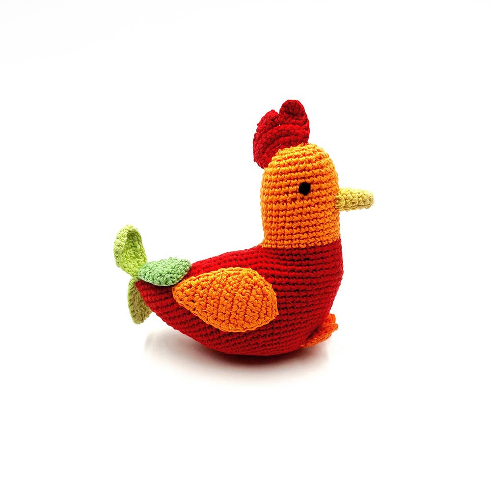 Crochet Rattle Dog Toy
