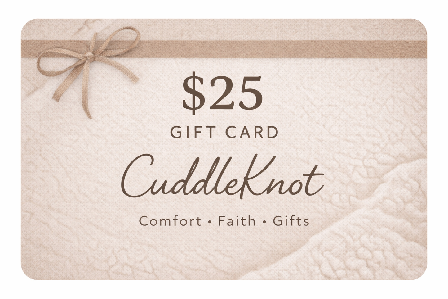 CuddleKnot Virtual Gift Card