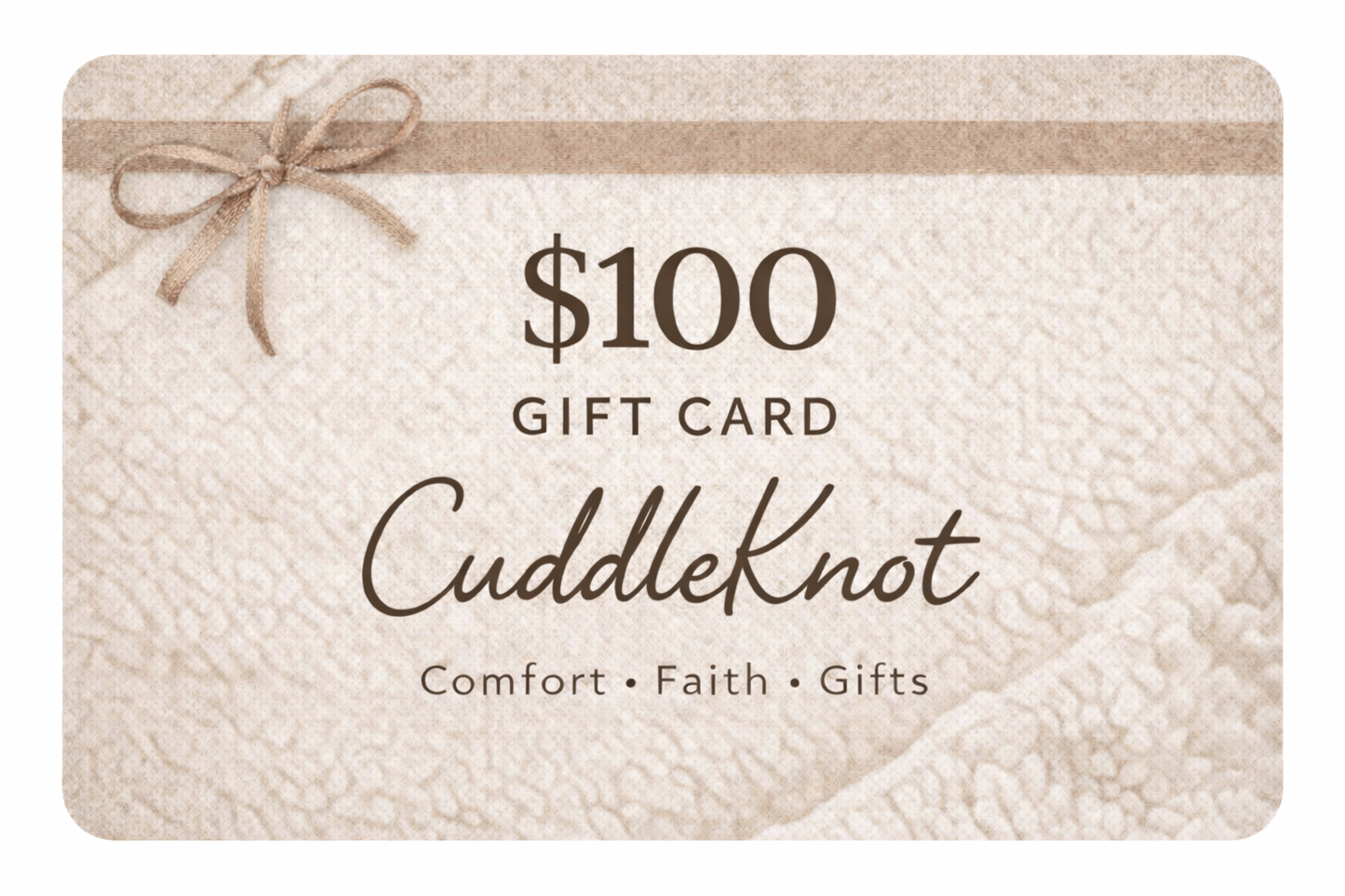 CuddleKnot Virtual Gift Card