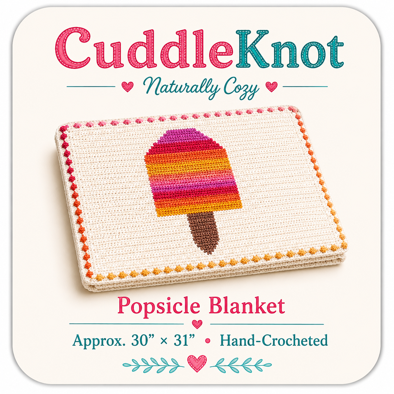 Toddler Popsicle Blanket