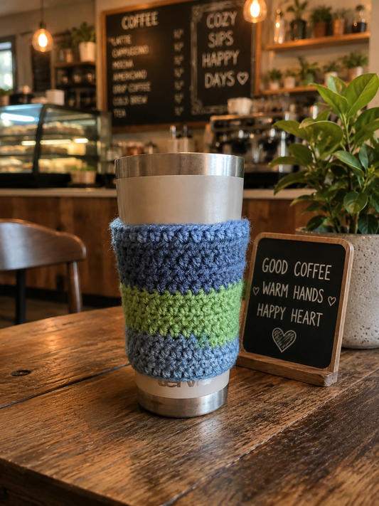 Hand-Crocheted Cup Cozy